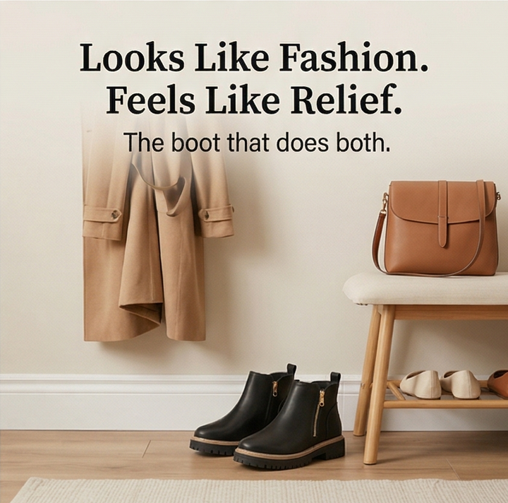 Esme | Cushioned Platform Ankle Boots