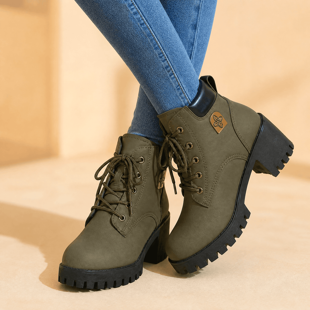 Anaika | Lightweight Chunky Platform Combat Boot