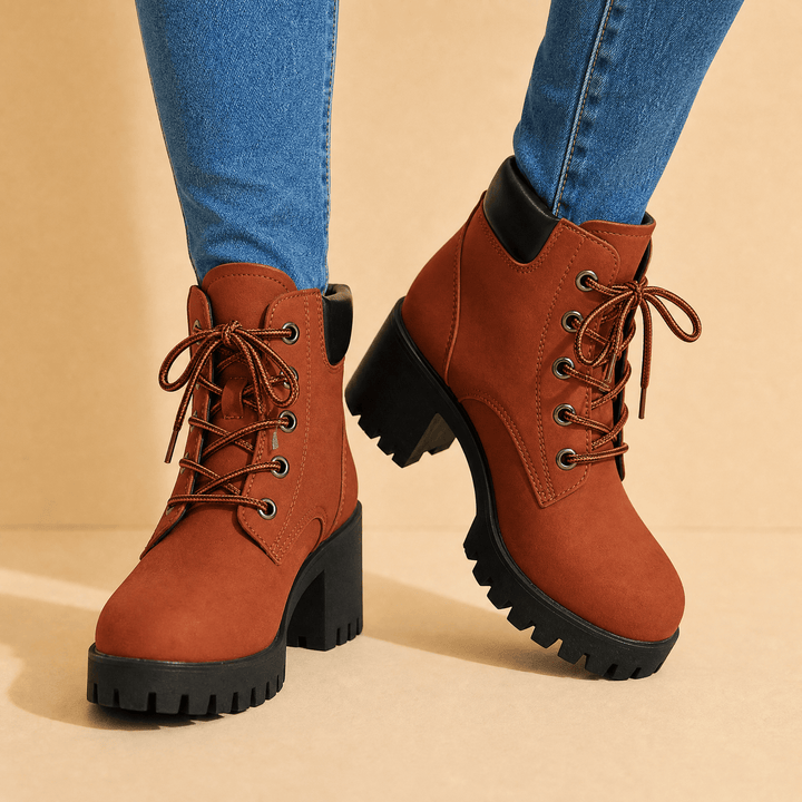 Anaika | Lightweight Chunky Platform Combat Boot
