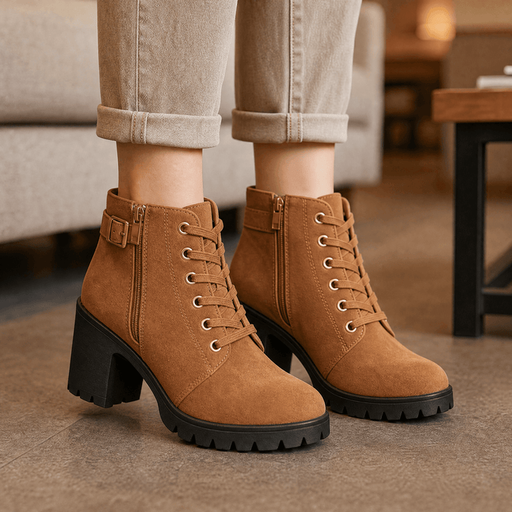 Symphony | Chunky Heel Ankle Boots