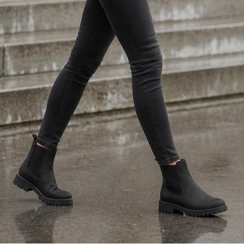 Meghane | Brown Chelsea Ankle Boots