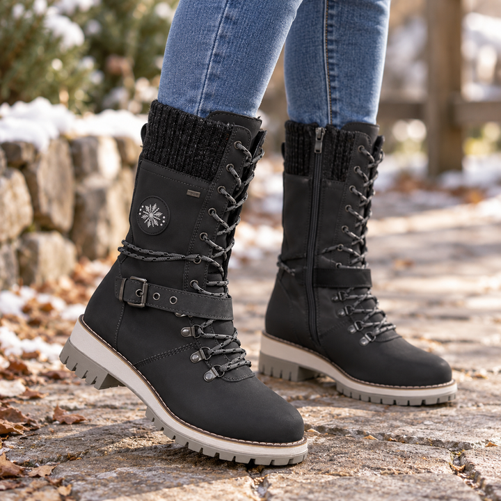 Saima | Bottes de neige isolées montantes ajustables