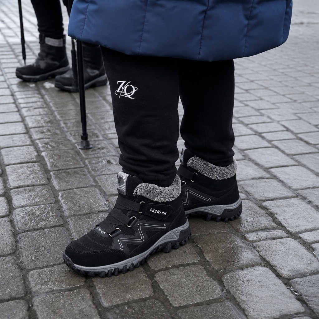 James | Fleece-Lined Look Non-Slip Ankle Boots