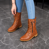 Wrenlee | Bottines à bout rond et fermeture zippée latérale