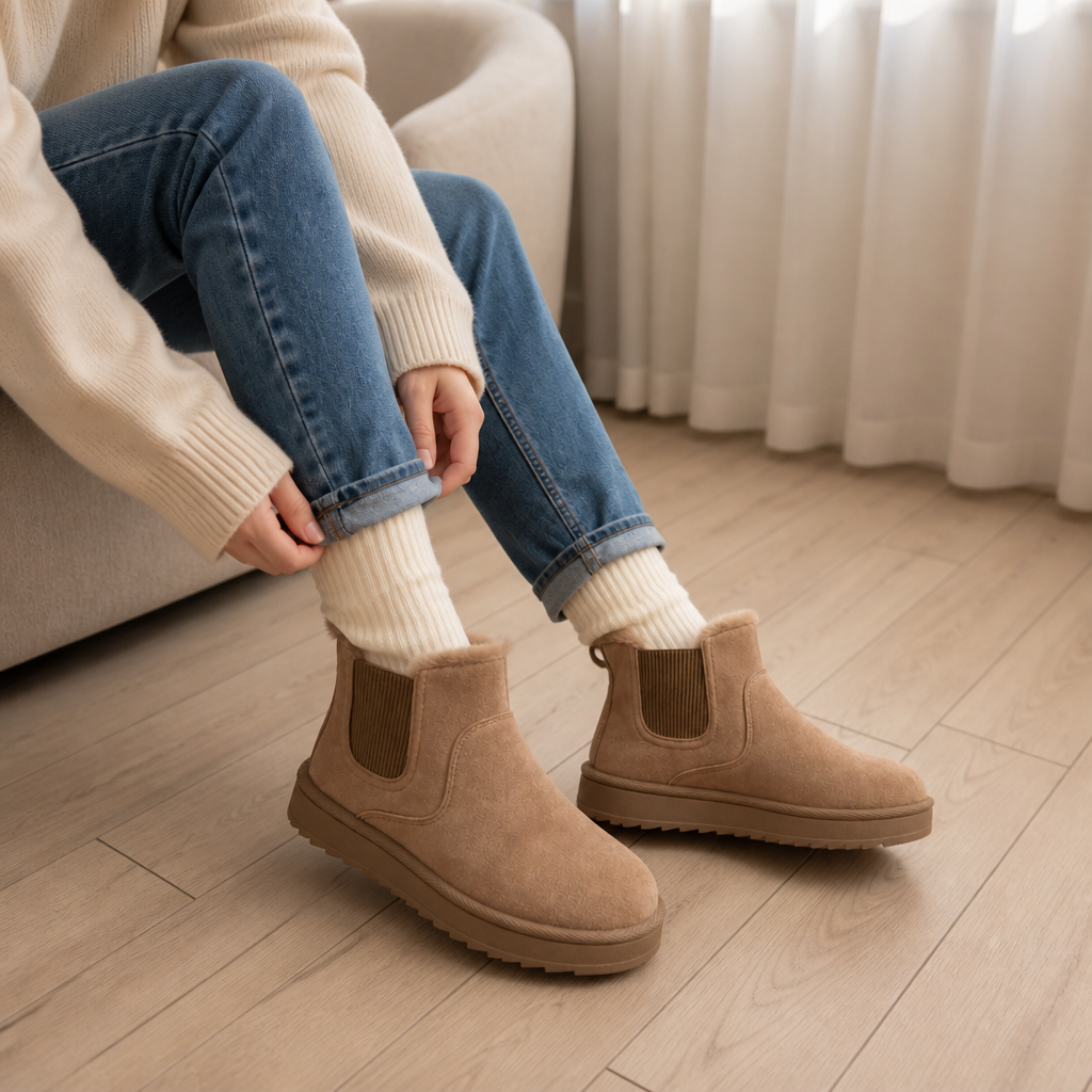 Havanna | Bottes d'hiver à enfiler doublées en fourrure