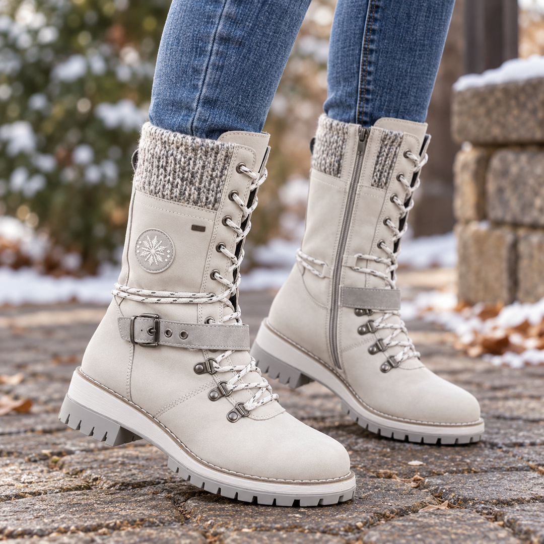 Saima | Bottes de neige isolées montantes ajustables