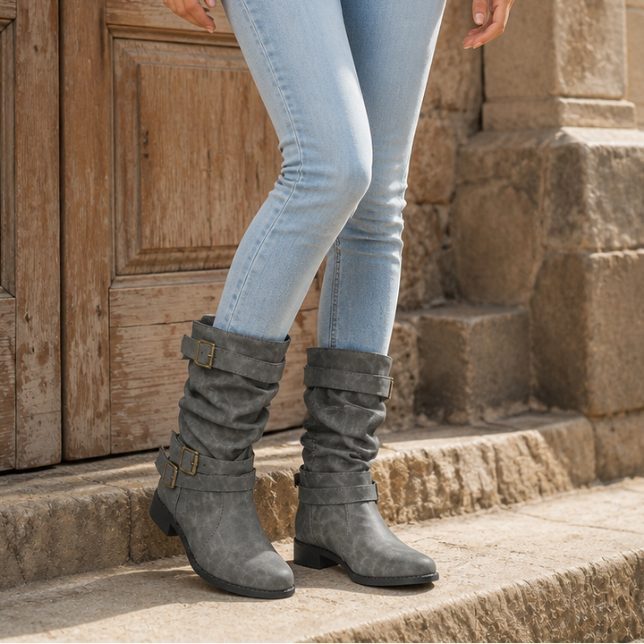 Alysun | Bottines décontractées à boucle mi-mollet