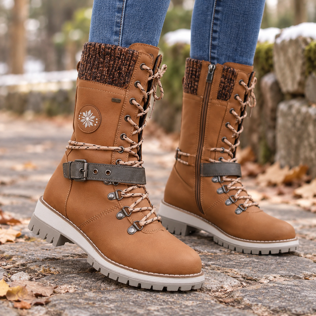 Saima | Bottes de neige isolées montantes ajustables