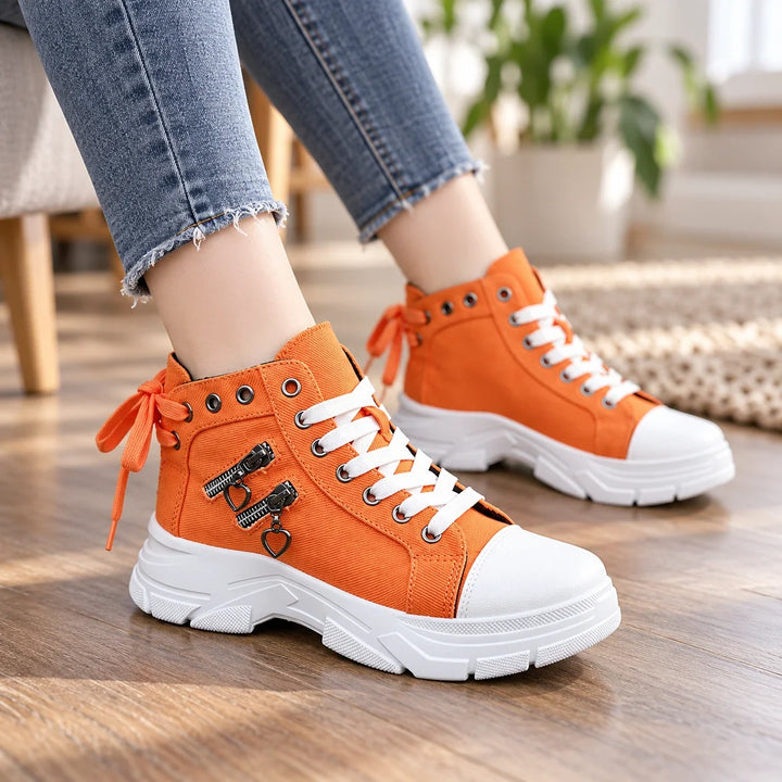 Anya | Bottines baskets à plateforme à lacets