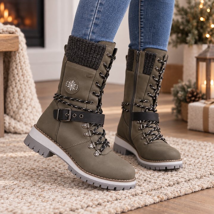 Saima | Bottes de neige isolées montantes ajustables