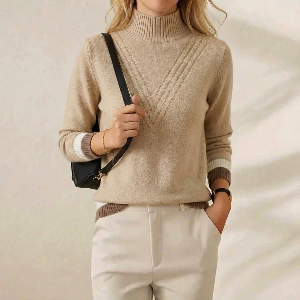 Gladys | Turtleneck Knit Sweater
