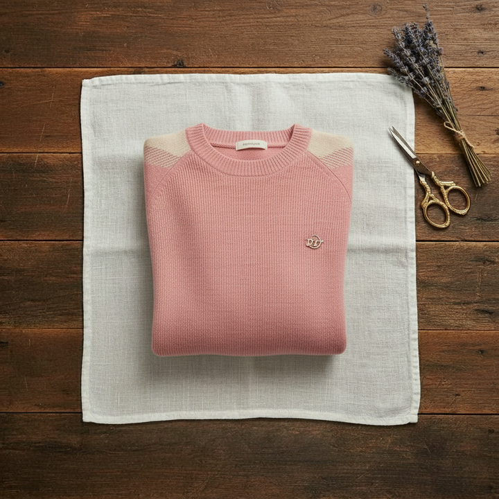 Anaia | Contrast Sleeve Crew Neck Sweater