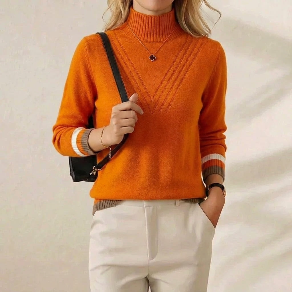 Gladys | Turtleneck Knit Sweater