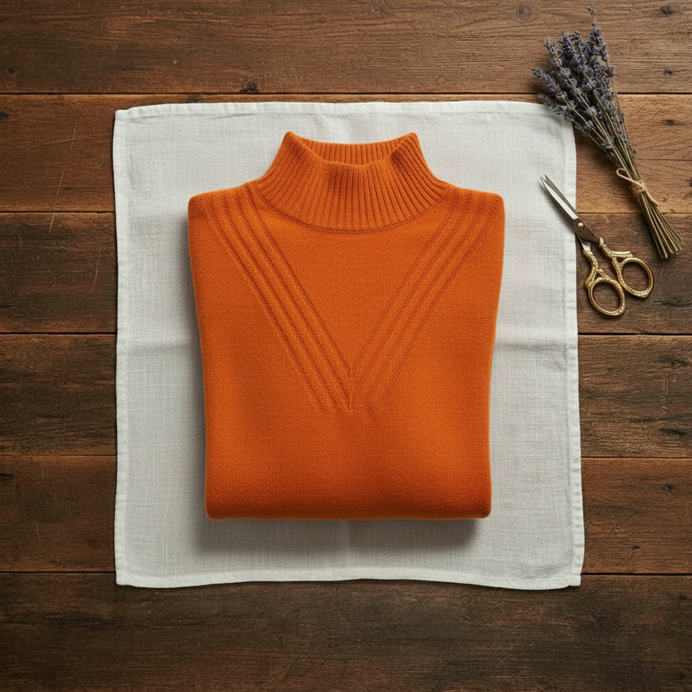 Gladys | Turtleneck Knit Sweater
