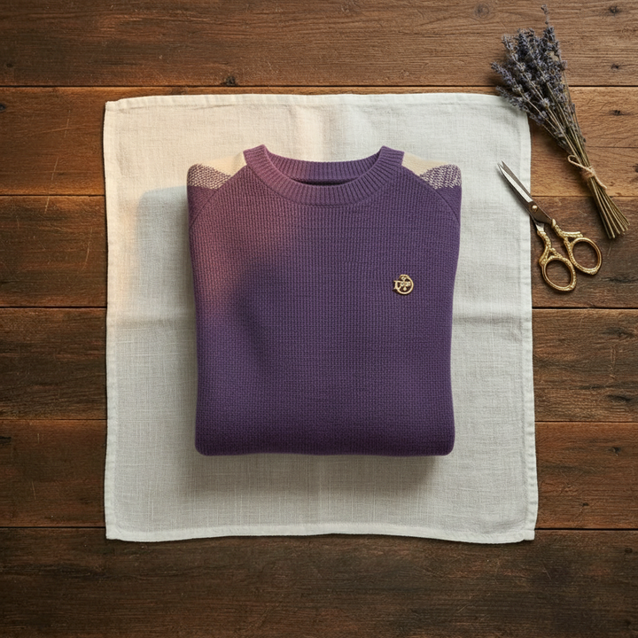 Anaia | Contrast Sleeve Crew Neck Sweater