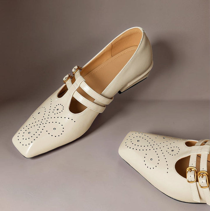 Marisol | Brogued Dual-Strap Pump