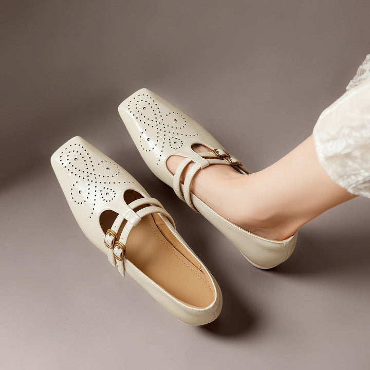 Marisol | Brogued Dual-Strap Pump