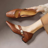 Quera | Chiseled Square-Toe Mary Jane Pump