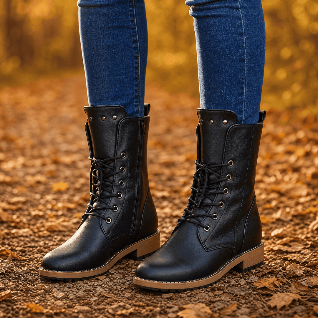 Westlyn | Bottines à lacets doublées en laine