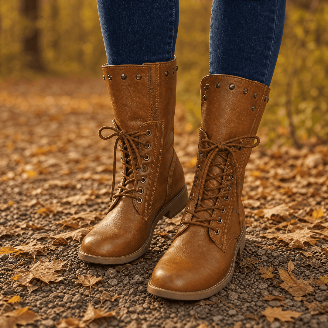 Westlyn | Bottines à lacets doublées en laine