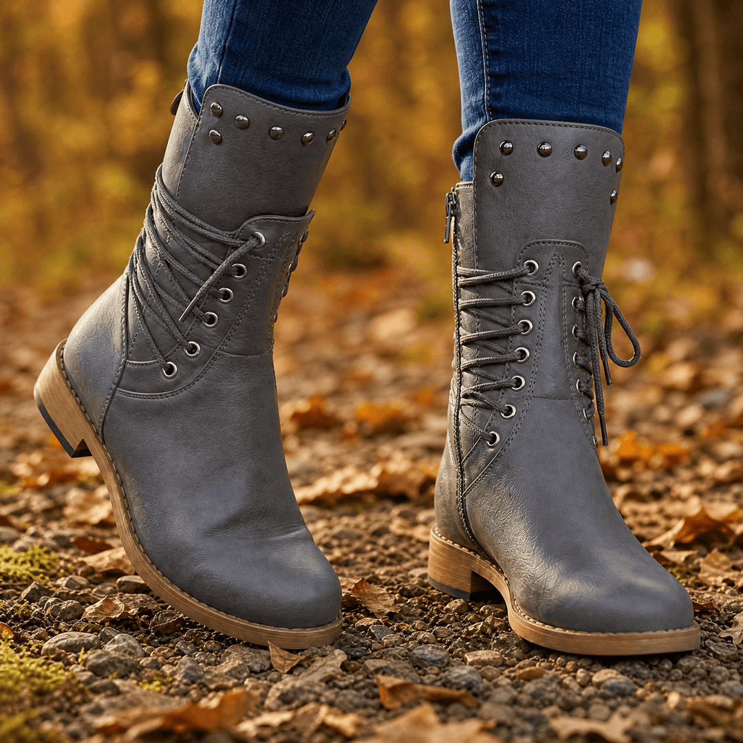 Westlyn | Bottines à lacets doublées en laine